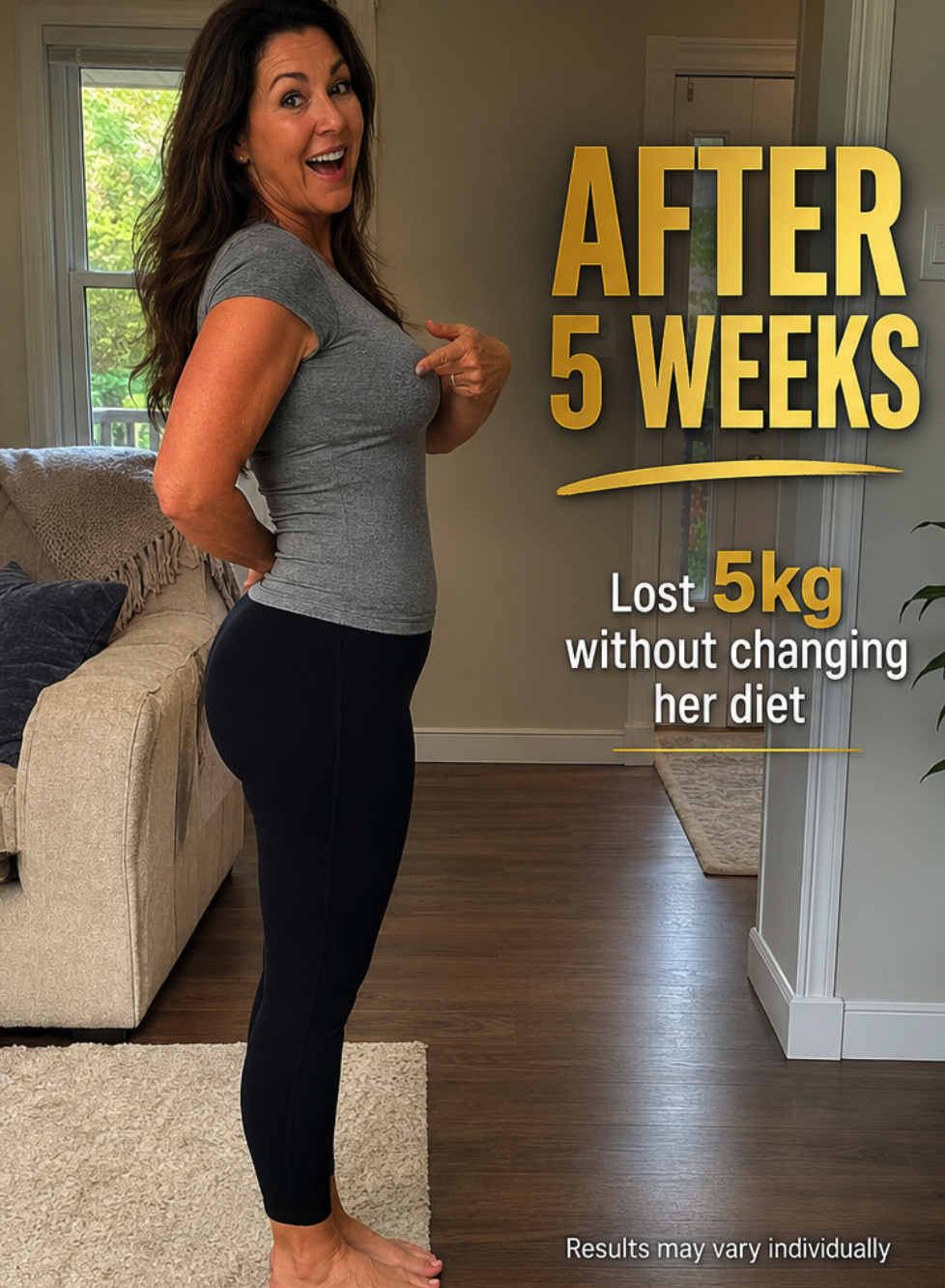 Customer after 5 weeks of NightSlim